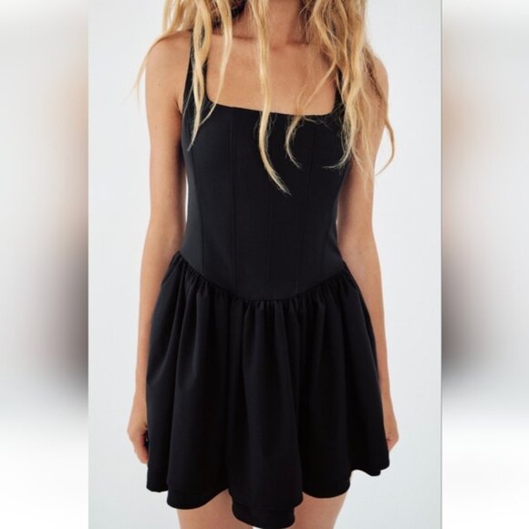 ZARA RUCHED CORSET DRESS - Picture 5 of 12